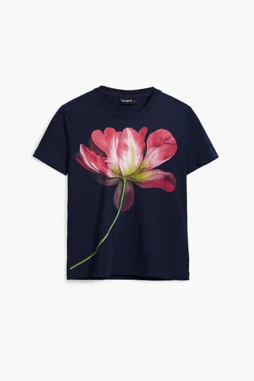 Large Flower T Shirt