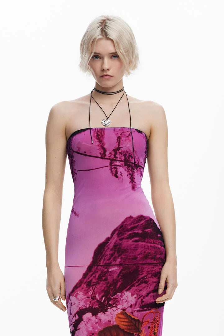 Christian Lacroix Mesh Midi Dress