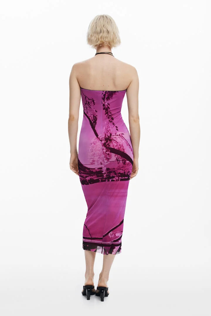 Christian Lacroix Mesh Midi Dress