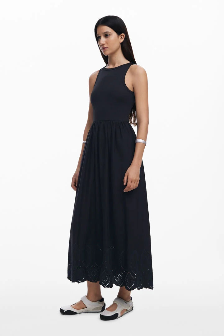 Combined Midi Dress
