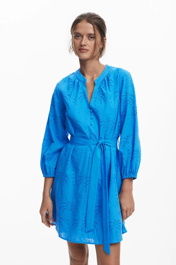 Palm Eyelet Dress