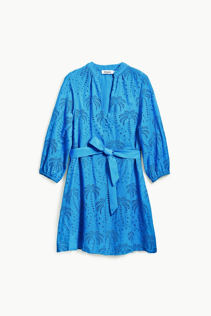 Palm Eyelet Dress