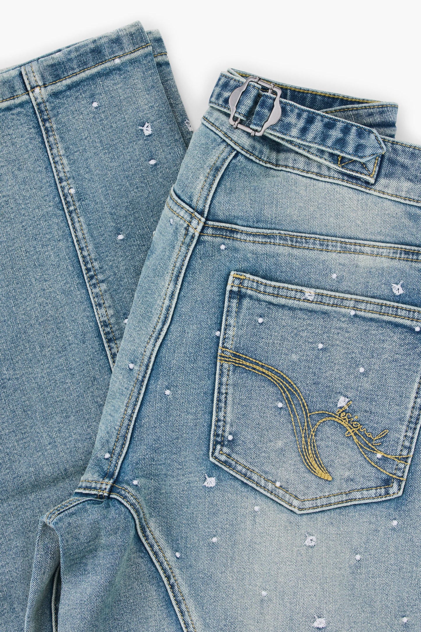 Embroidered jeans