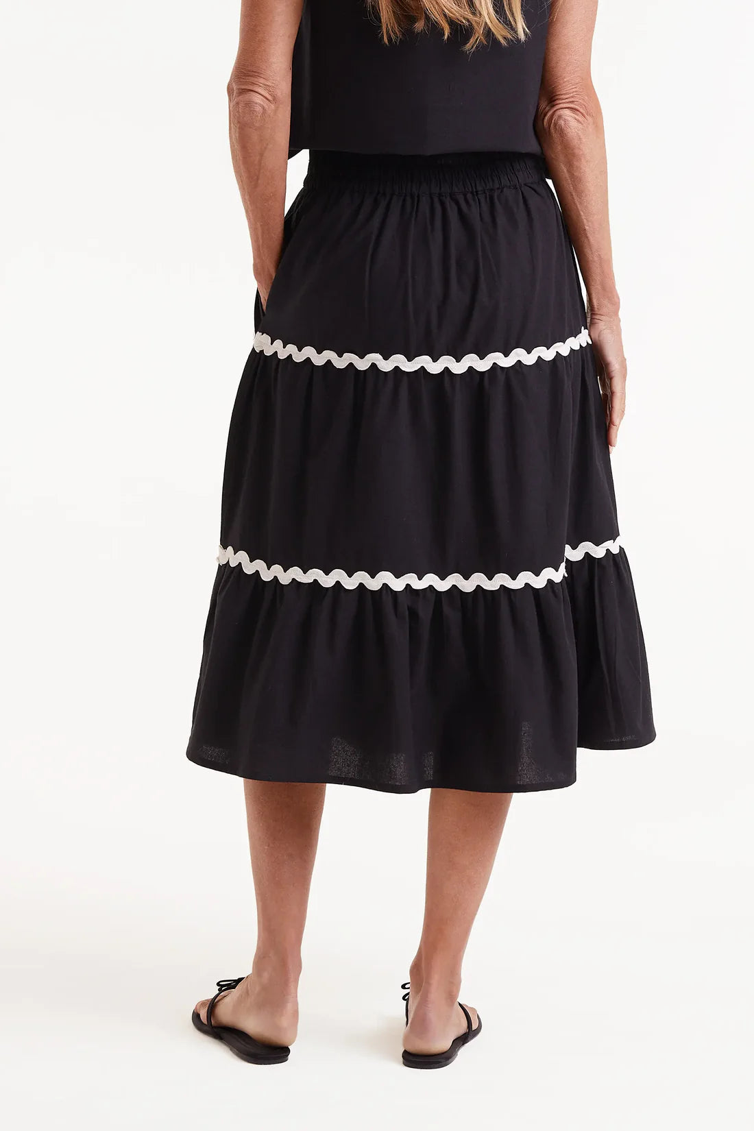 Picunela Midi Skirt Black