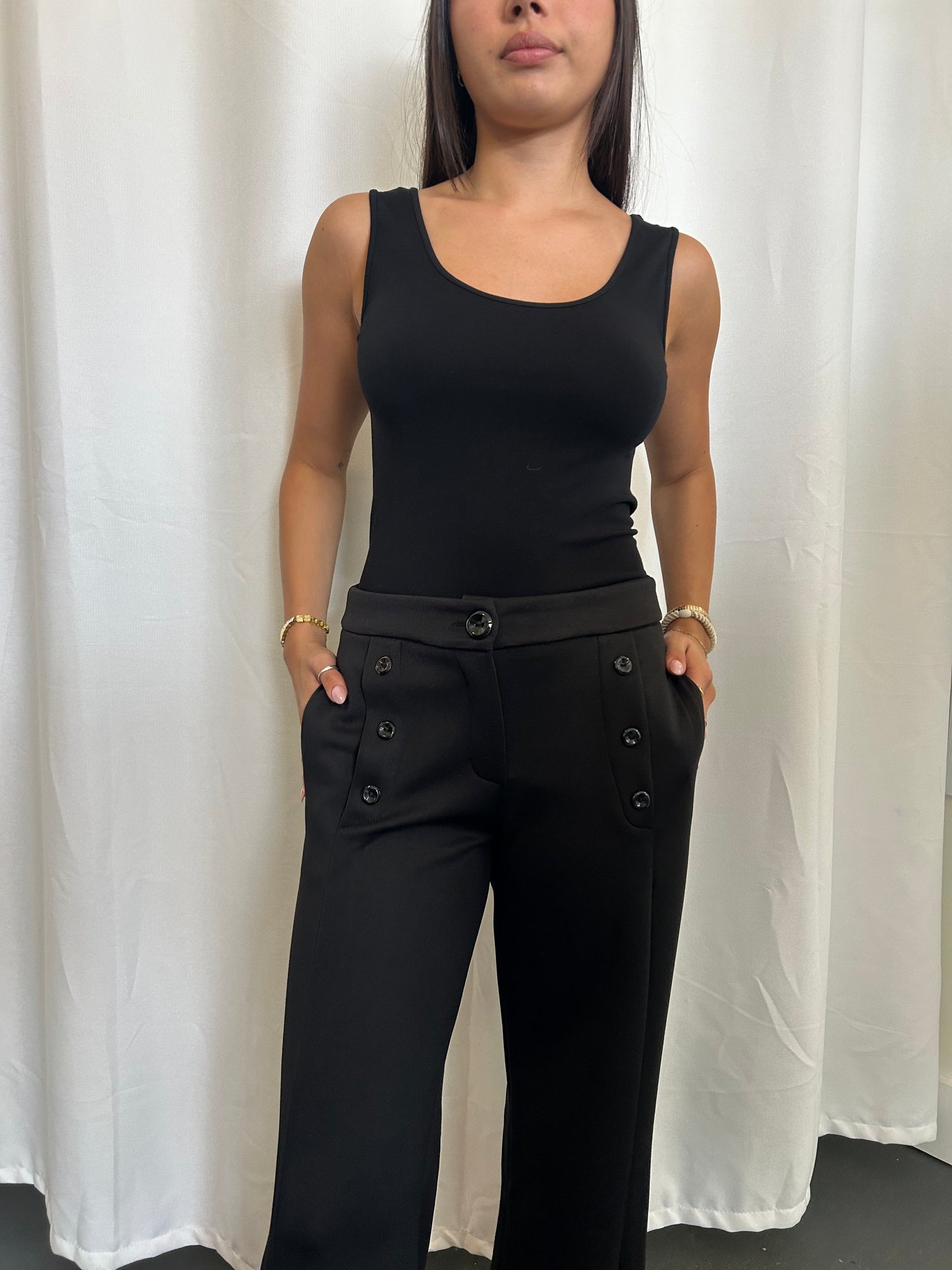 Button Detail Pant