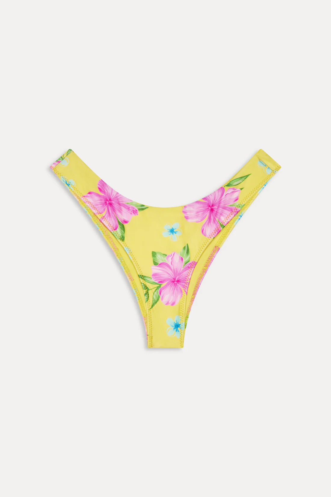 Nick Beaded Satin Top & Katarina Satin Bottom Hibiscus Lemonade