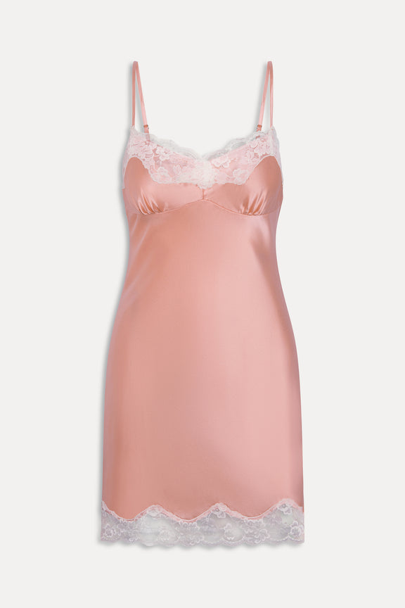 x Devon Lee Carlson Liz Silk Slip Dress