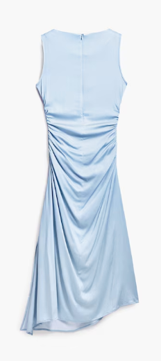 Orchid Asymmetrical Midi Dress