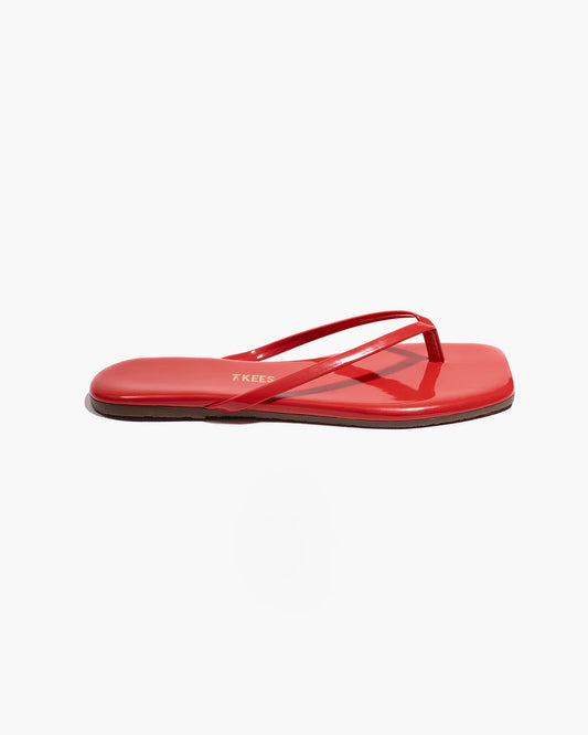 Square Toe Lily - Red Gloss