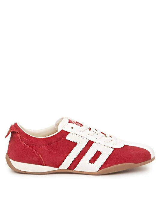 Boxer Red Suede Sneaker
