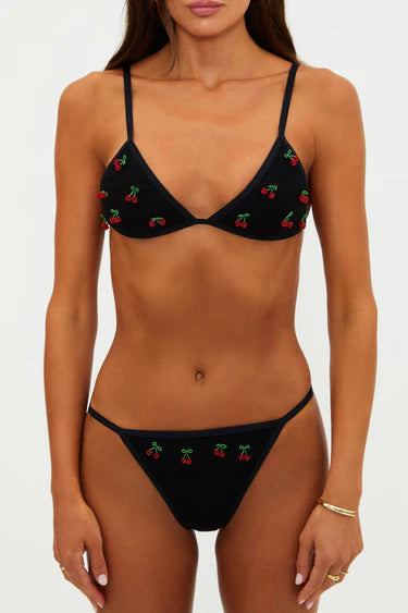 Kim Top & Roxie Bottom In Black Cherry