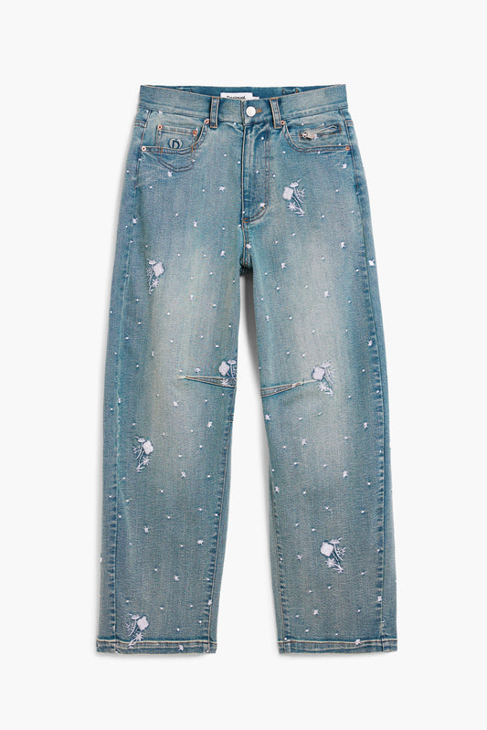 Embroidered jeans