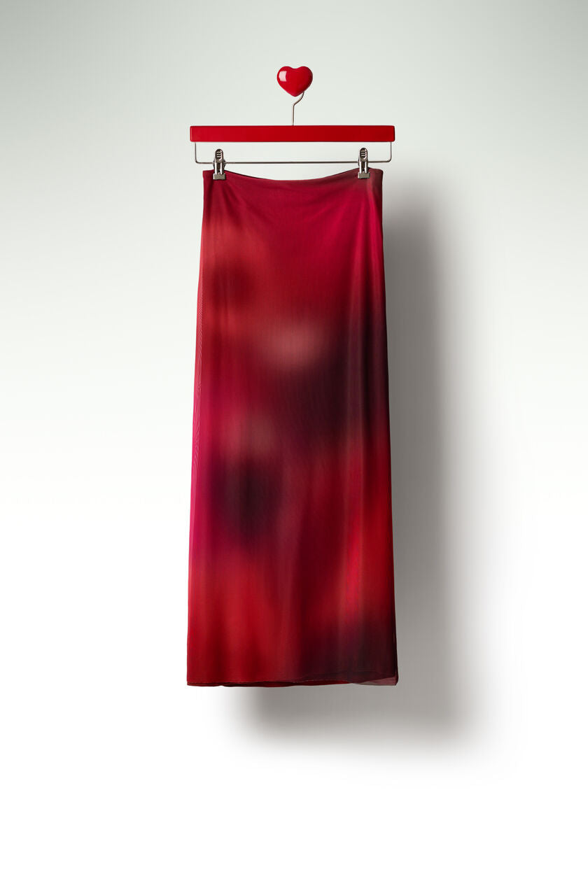 Midi tulle skirt