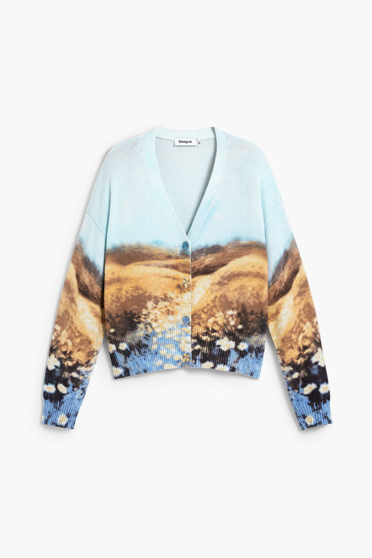 Landscape Cardigan Sweater
