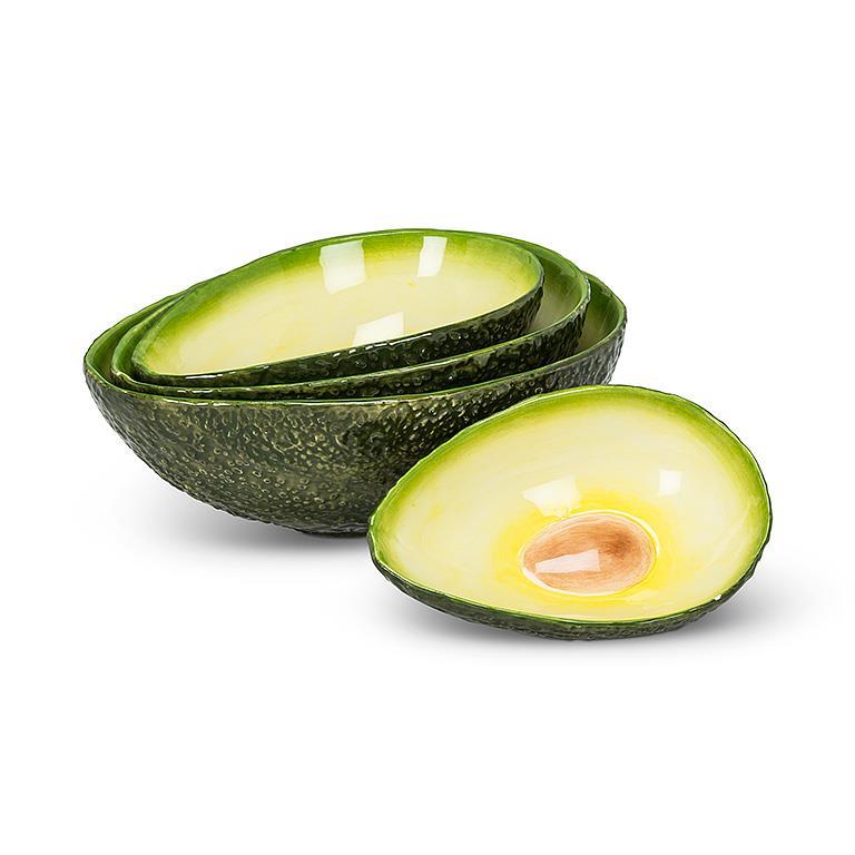 Avocado Nesting Bowls. Set of 4