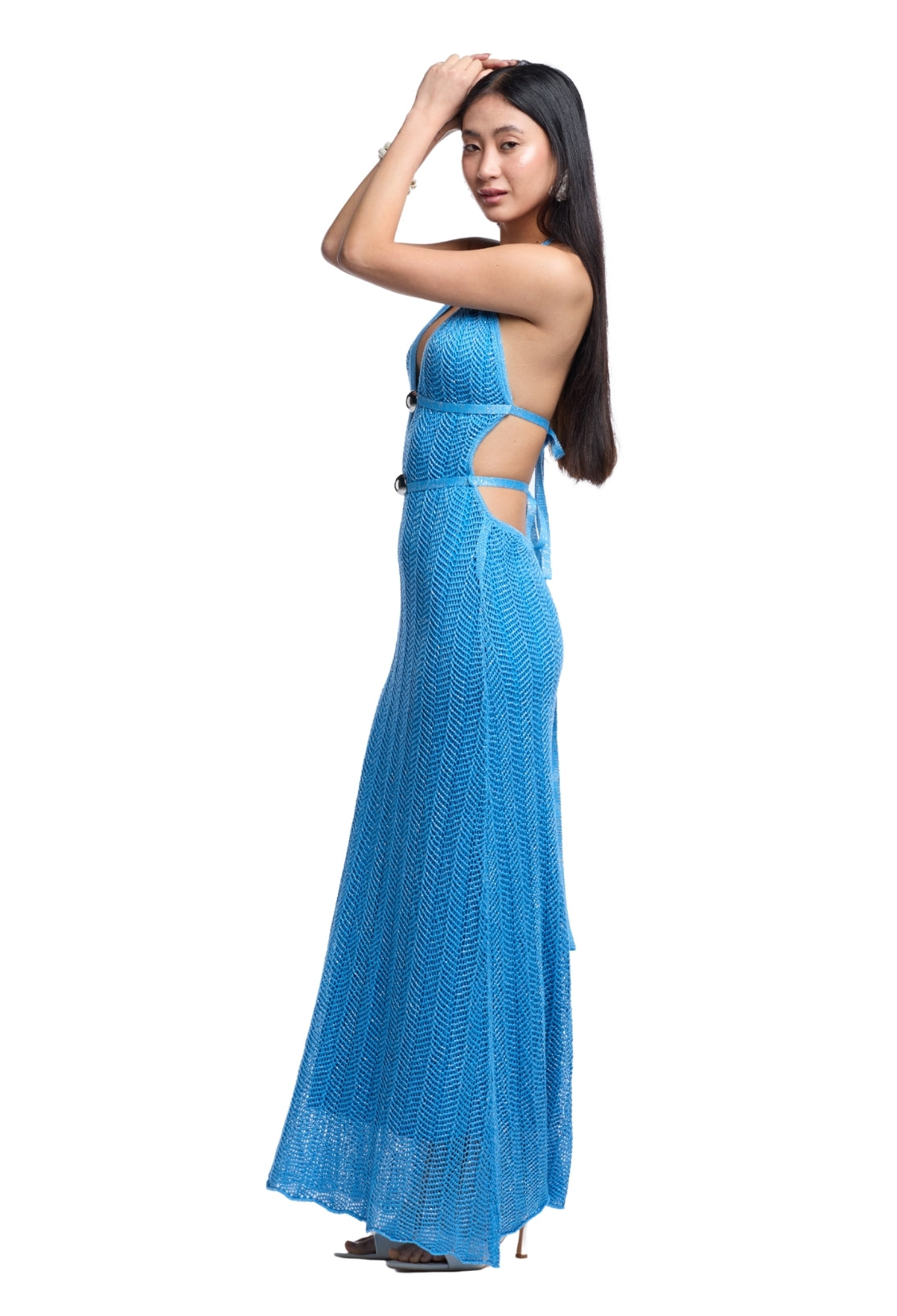 Ariel Blue Silver Dress