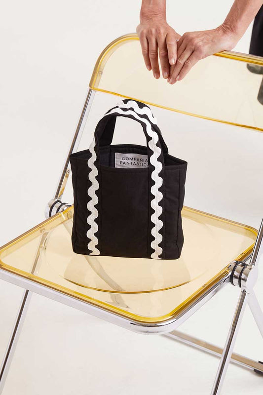 Black Mini Top Handle Bag