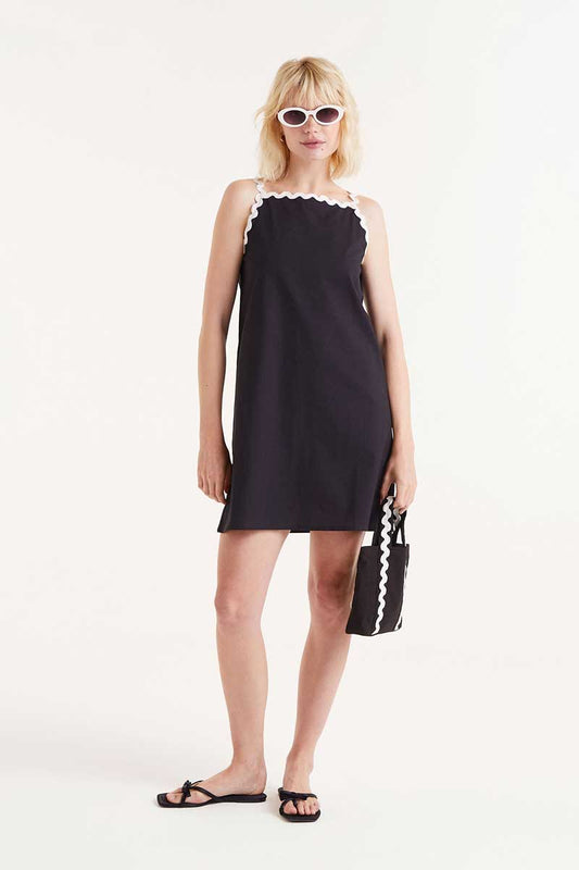 Mini Black Picunela Dress