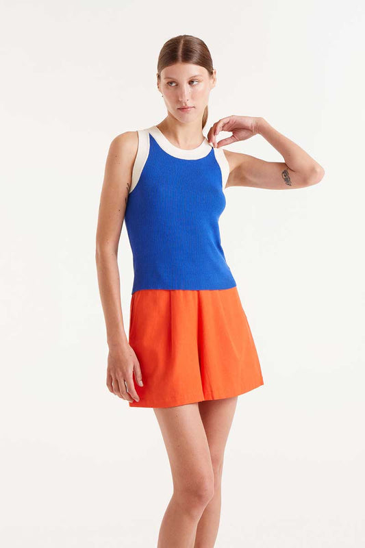 Blue Two Tone Tank