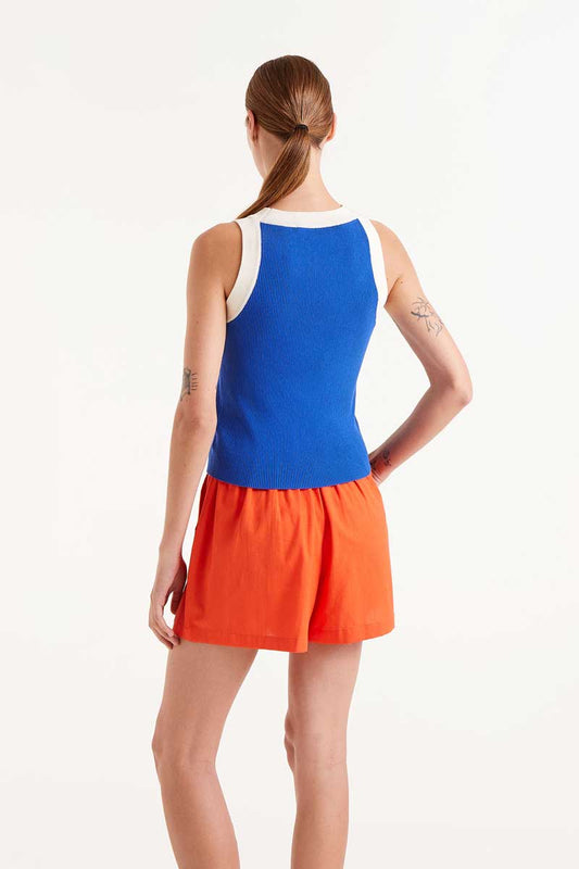 Blue Two Tone Tank