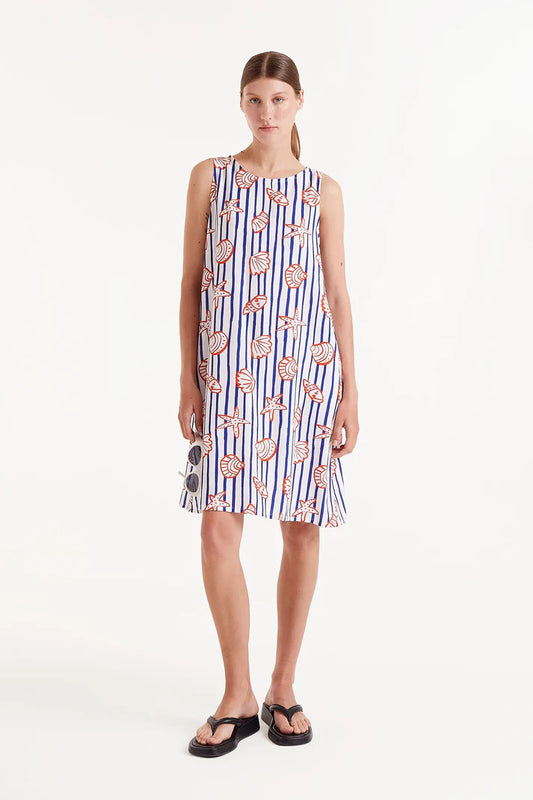 Nemo Striped Print Short Dress