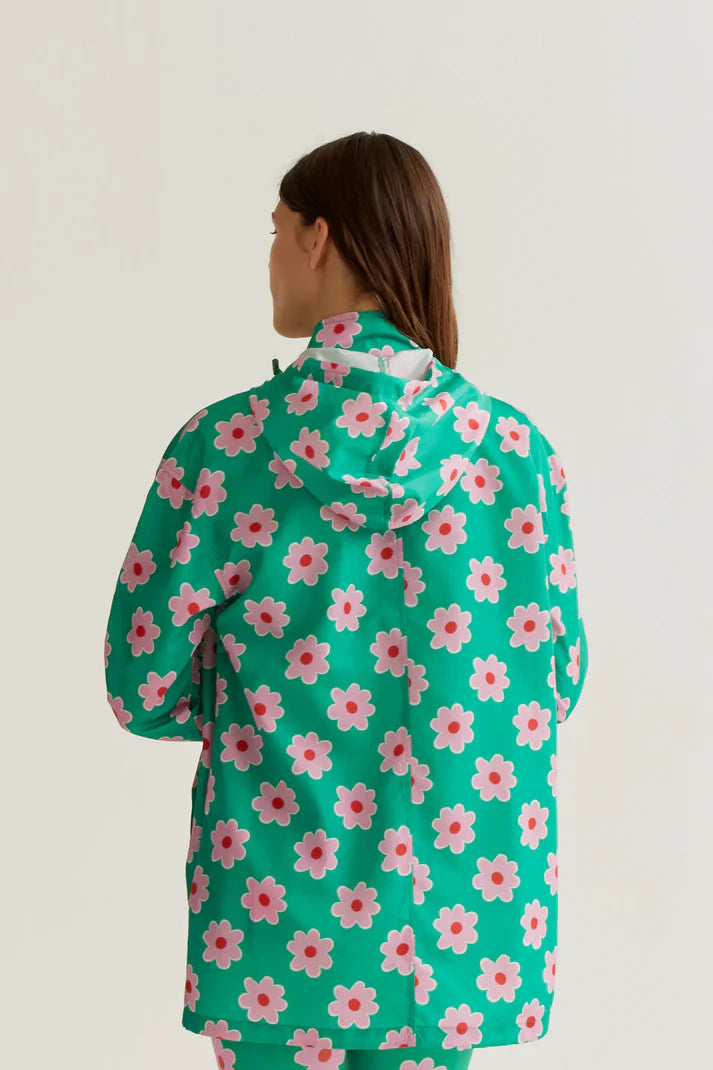 Jacket with Pink Flowers print
