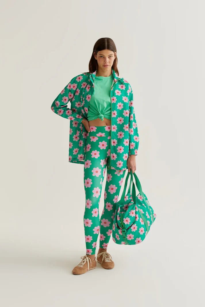 Jacket with Pink Flowers print