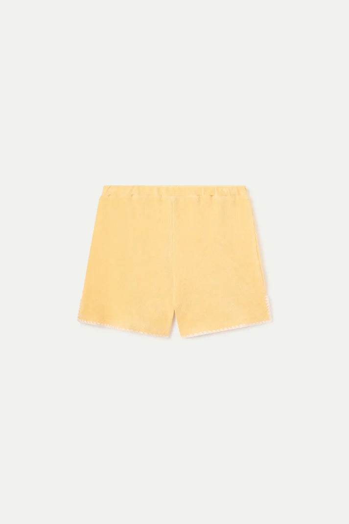 light yellow beach shorts