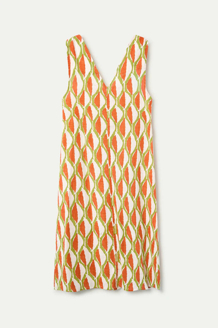 Aloe print short dress