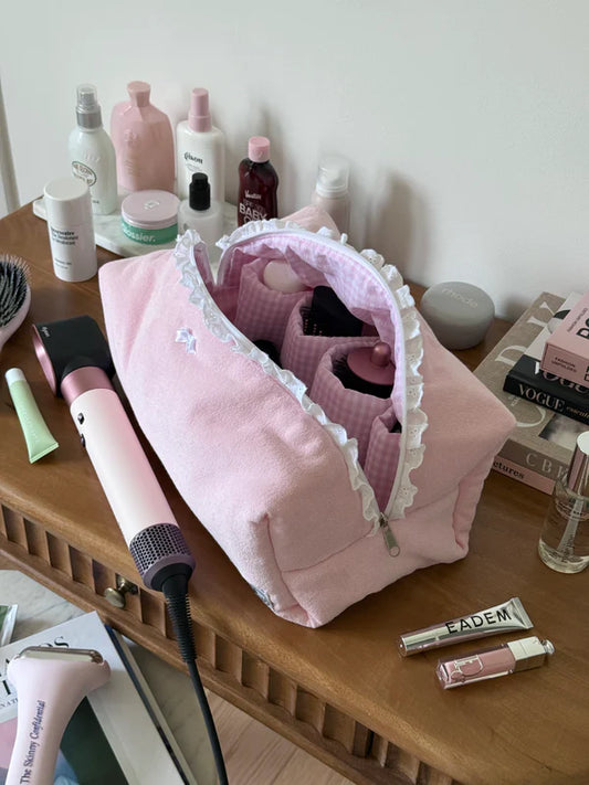 Bubblegum Terry Haircare Pouch