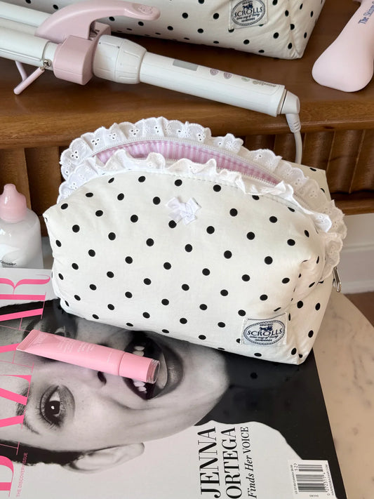 Polka Dot Makeup Pouch
