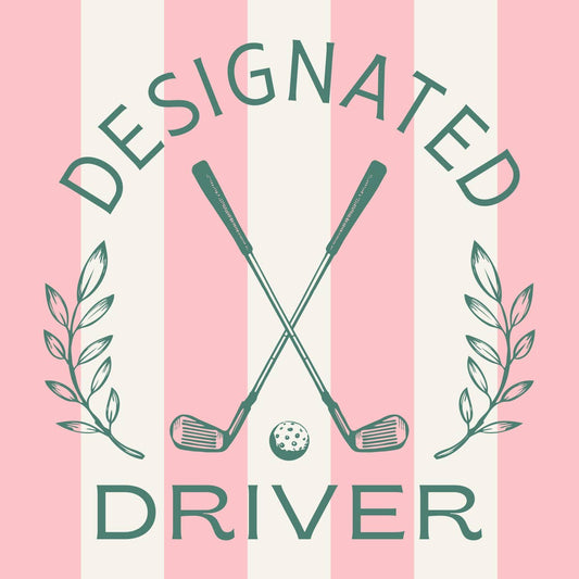 Funny Golf Cocktail Napkins | Designated Driver