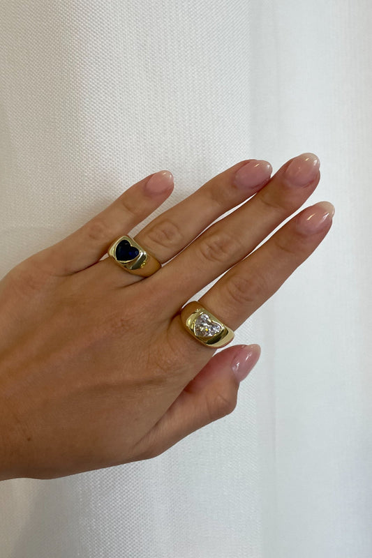 Chunky Heart Color Ring