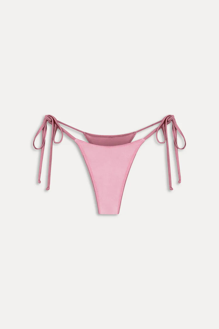 Elena Satin Micro Bikini Top & Divine Satin Skimpy Bikini Bottom