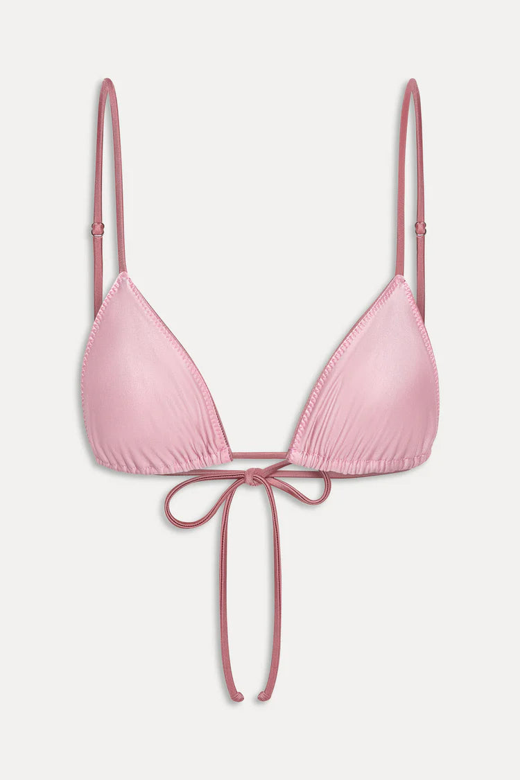 Elena Satin Micro Bikini Top & Divine Satin Skimpy Bikini Bottom
