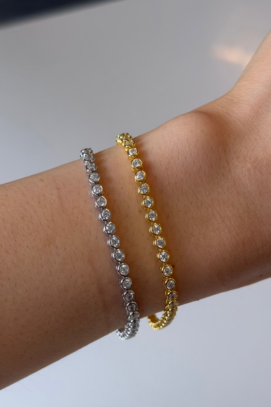 Small Round Diamond Tennis Bracelet