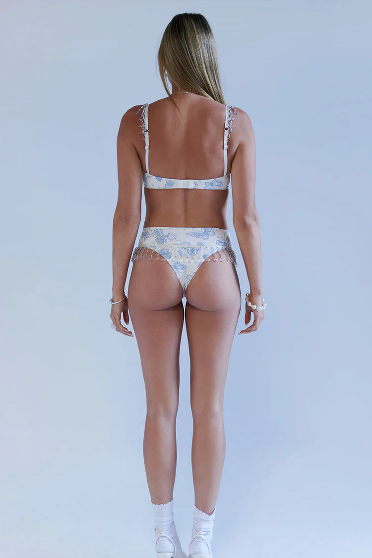 x SYDNEY SWEENEY Diana Halter Bikini Top & Muse Skimpy Bikini Bottom