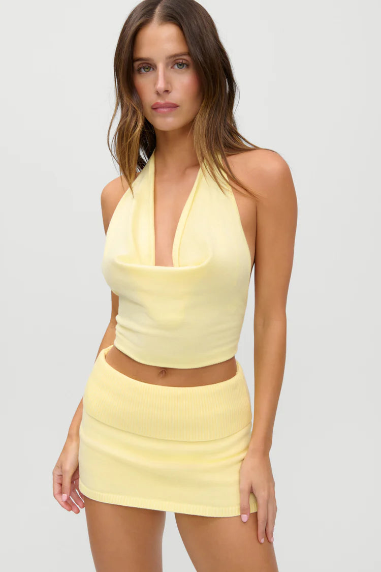 Briar Cloud Knit Halter Top