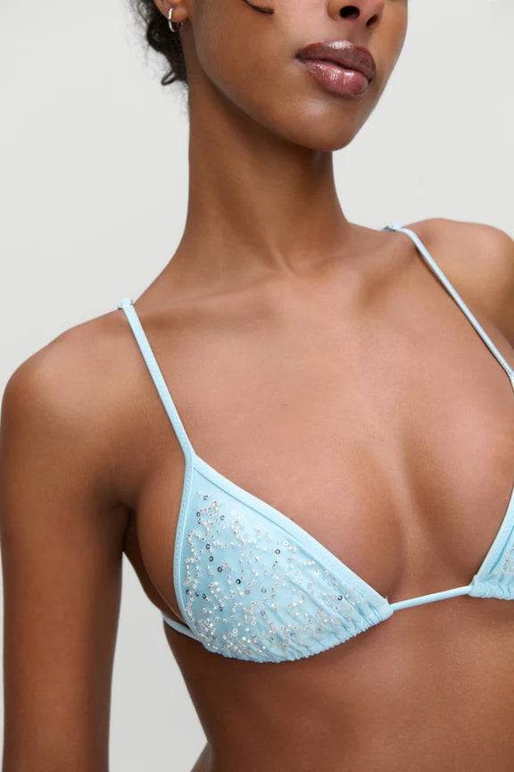 x Devon Lee Carlson Elena Sequin Bikini Top & Luna Sequin Bikini Bottom