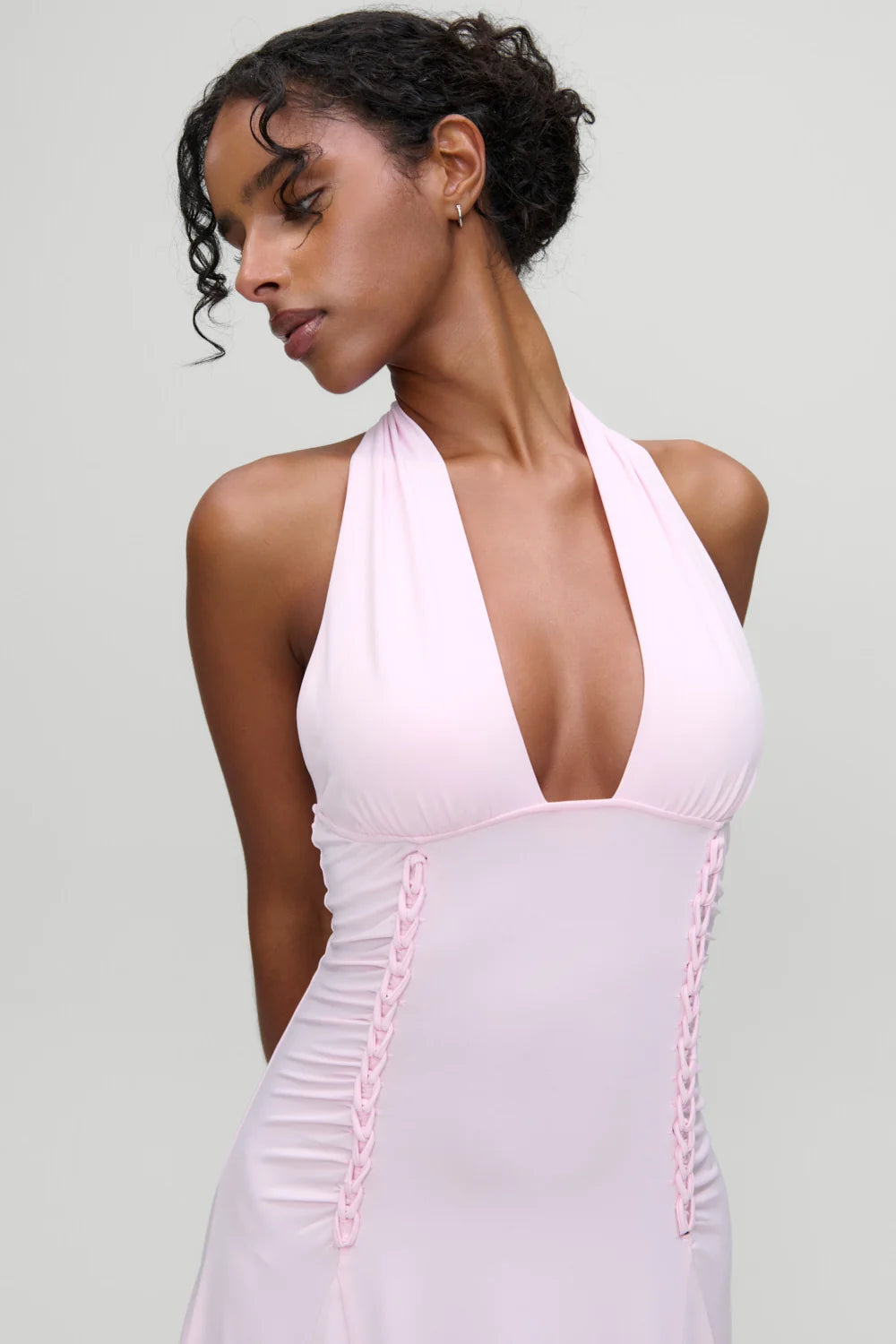 x Devon Lee Carlson Secret Jersey Midi Dress