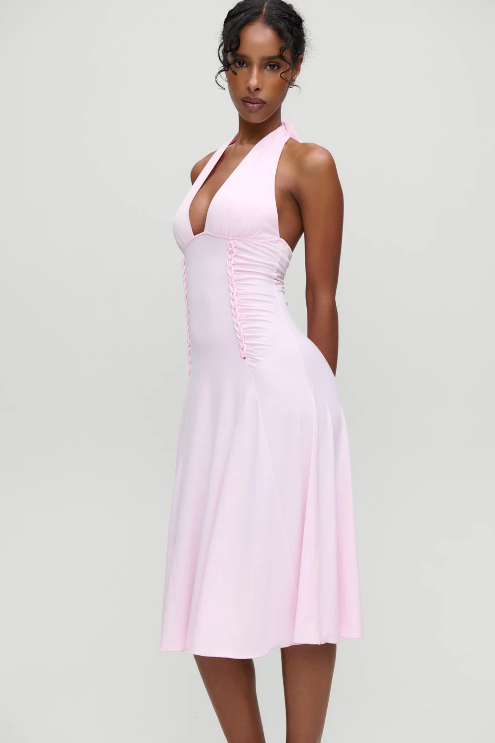 x Devon Lee Carlson Secret Jersey Midi Dress