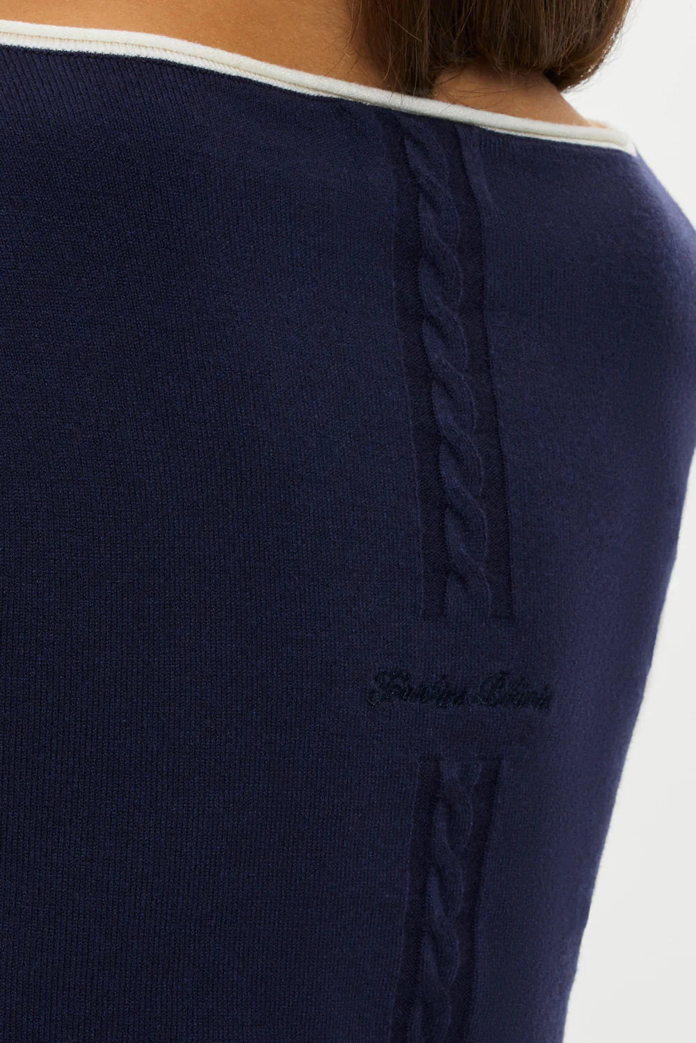 Vail Off The Shoulder Knit Shirt