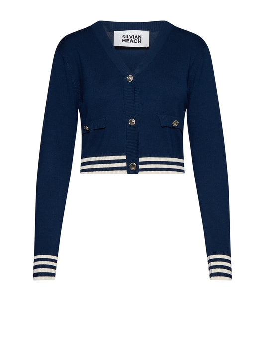 Short cardigan with decorative details
