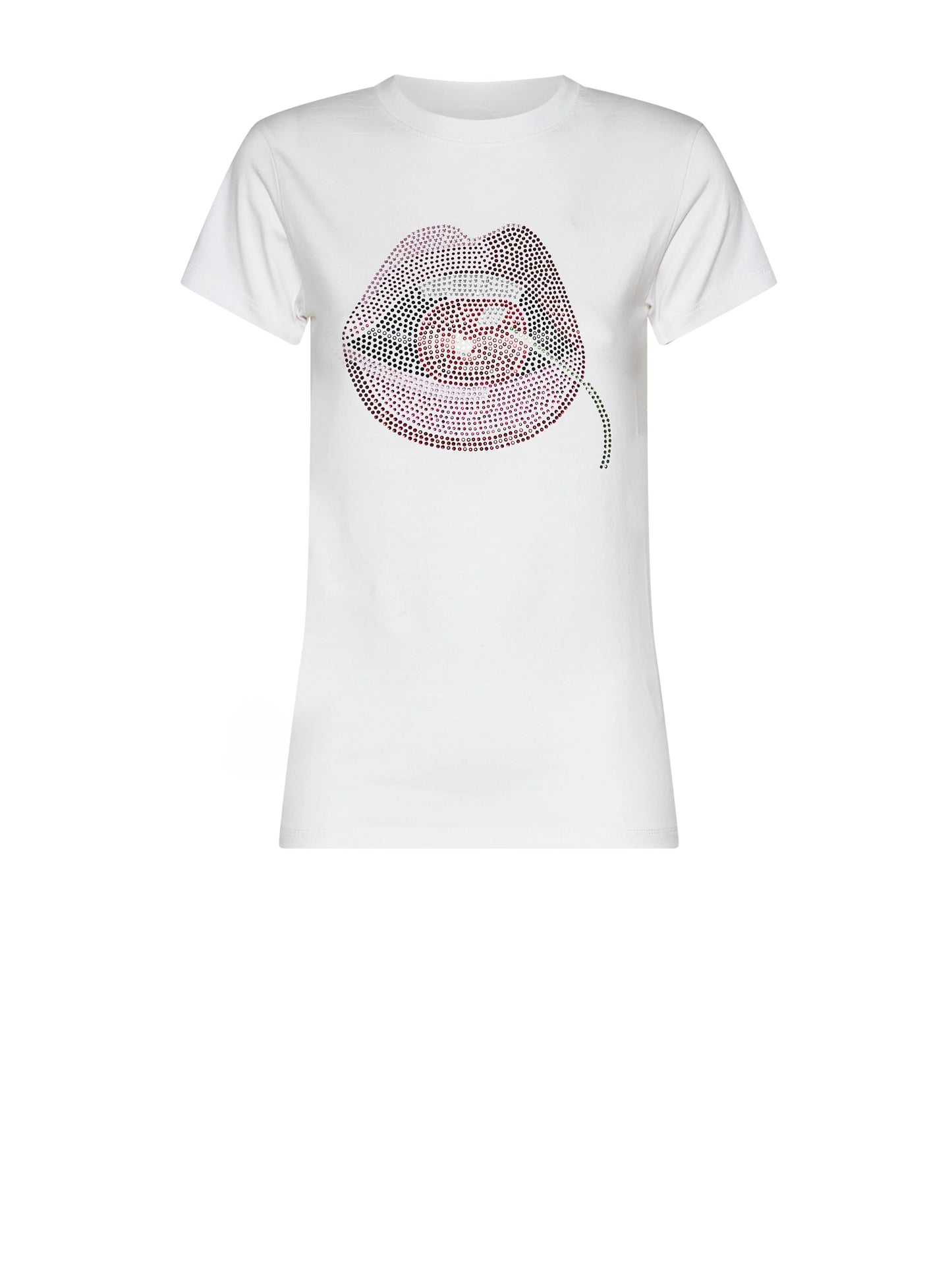 T-shirt with iconic motif and graphic decoration