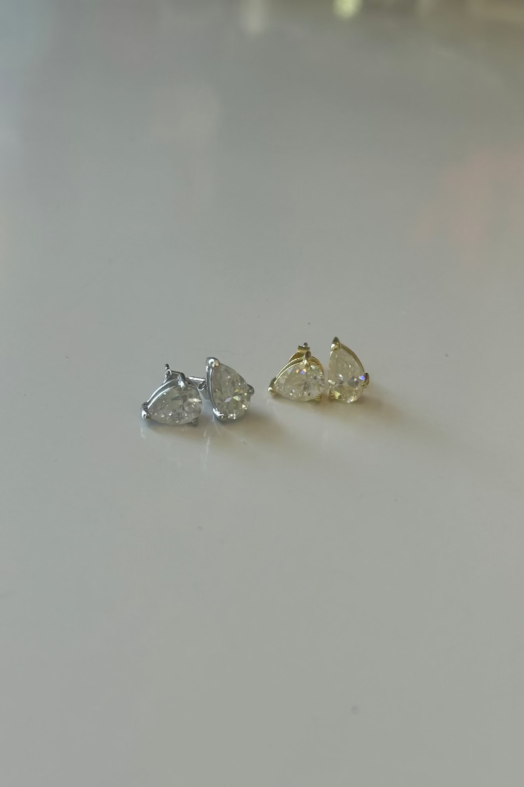 Pear Diamond Studs