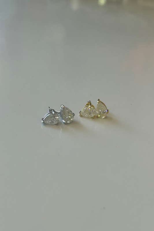 Pear Diamond Studs