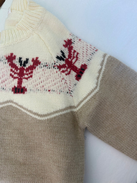Lobster Vintage Button Cardigan