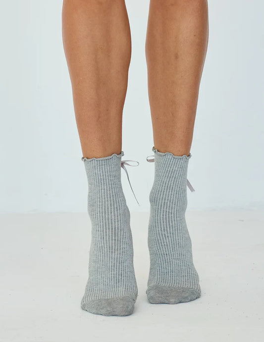 The Juliet Sock in Grey