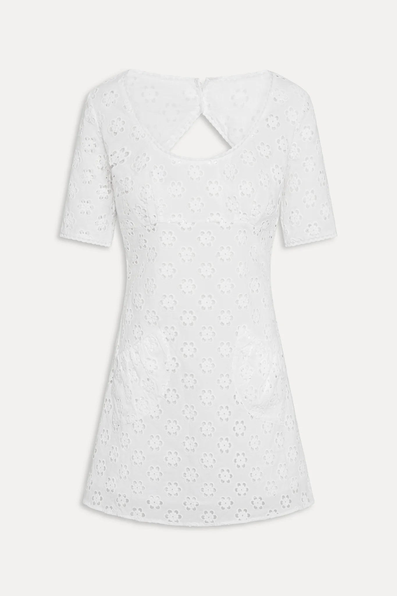x Devon Lee Carlson Lee Eyelet Mini Dress
