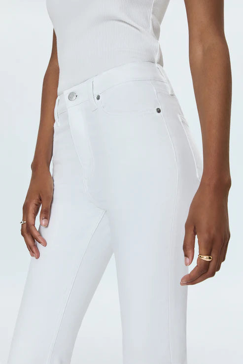 Lennon High Rise Boot Jean - Vivid White
